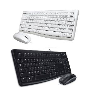 کیبورد کامل با کلیدهای کمعمق و ماوس اپتیکال دقیق Logitech MK120