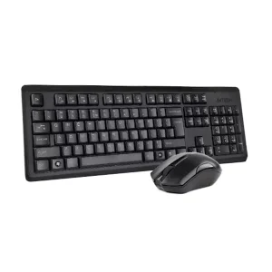 نمای جانبی موس و کیبورد بی سیم ای فورتک مدل a4tech 4200n