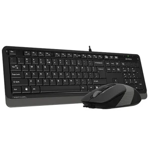 نمای جانبی موس و کیبورد باسیم ای فورتک مدل a4tech f1010