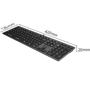 ابعاد کیبورد باسیم ای فورتک مدل a4tech fx-50