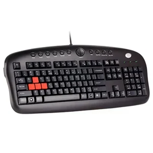 نمای جانبی کیبورد باسیم ای فورتک مدل a4tech kb-28g