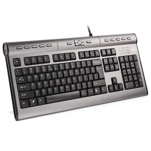 نمای جانبی کیبورد باسیم ای فورتک مدل a4tech kl-7muu