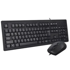 نمای جانبی موس و کیبورد بی سیم ای فورتک مدل a4tech kr-8372s