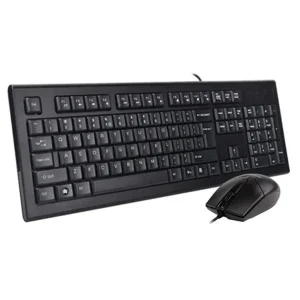 نمای جانبی موس و کیبورد باسیم ای فورتک مدل a4tech kr-8520ds