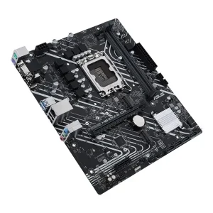 نمای جانبی مادربرد ایسوس مدل asus prime h610m-e d4