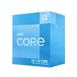 باکس پردازنده اینتل مدل intel core i3 12100