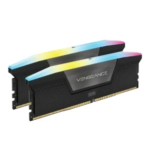 نمای نزدیک از رم Corsair VENGEANCE DDR5 ظرفیت 16 گیگ با سرعت 5200