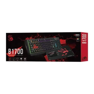 ست گیمینگ بلادی B1700 با نور RGB و طراحی ارگونومیک