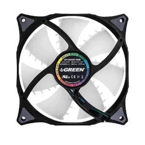فن خنک‌کننده کیس گرین GF120RGB با طراحی زیبا و عملکرد کم‌صدا
