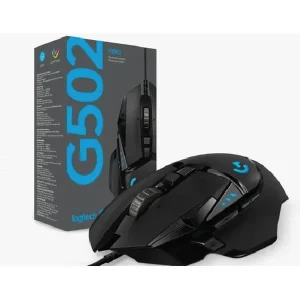 تصویر ماوس مخصوص بازی لاجیتک G502 HERO با نورپردازی RGB