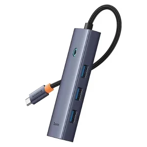 Baseus 6-Port USB 3.0 Hub مدل B00052807813-01 مناسب لپ‌تاپ، کامپیوتر و مک‌بوک