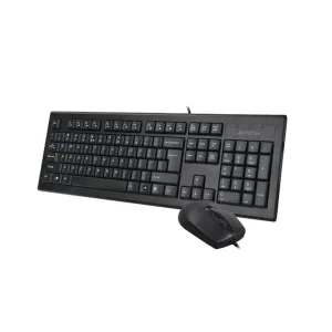 نمای بالا از ست کیبورد و ماوس A4TECH مدل KR-8572 با طراحی مقاوم
