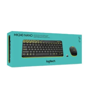 تصویر Logitech MK240 با طراحی فانتزی و مناسب لپ‌تاپ