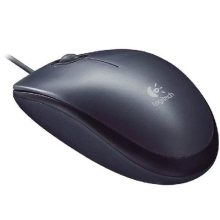 ماوس با سیم لاجیتک مدل M100 با طراحی ساده و کلاسیک