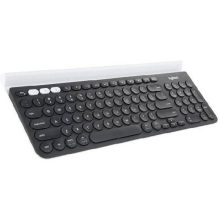 کیبورد بی‌سیم Logitech K780 با طراحی ارگونومیک و دکمه‌های کم‌صدا