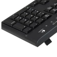 کیبورد و ماوس لاجیتک MK120 با طراحی ساده و نصب آسان از طریق پورت USB