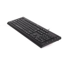 کیبورد ارگونومیک ای‌فورتک KD-600 با طراحی باریک و رابط USB