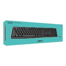 کیبورد Logitech مدل K270 با برد بی‌سیم تا ۱۰ متر