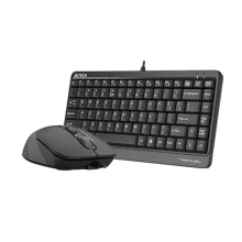 نمای کناری کیبورد و موس باسیم ای فورتک مدل a4tech f1110