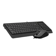 نمای جانبی موس و کیبورد باسیم ای فورتک مدل a4tech f1512