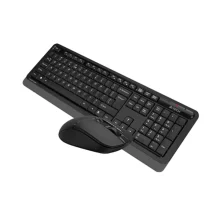 نمای کناری موس و کیبورد بی سیم ای فورتک مدل a4tech fg1012