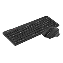نمای جانبی موس و کیبورد بی سیم ای فورتک مدل a4tech fg2400 air 2