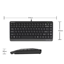 ابعاد کیبورد باسیم ای فورتک مدل a4tech fk-11