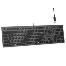 نمای جانبی کیبورد باسیم ای فورتک مدل a4tech fx-60h