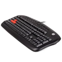 نمای کناری کیبورد باسیم ای فورتک مدل a4tech kb-28g
