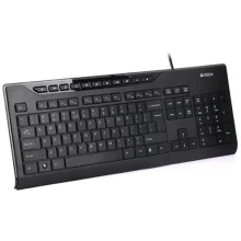 نمای جانبی کیبورد باسیم ای فورتک مدل a4tech kd-800