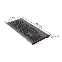 ابعاد کیبورد باسیم ای فورتک مدل a4tech kl-7muu