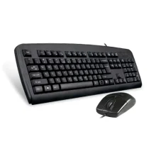 نمای جانبی موس و کیبورد باسیم ای فورتک مدل a4tech km-72620d