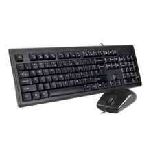نمای جانبی کیبورد و موس باسیم ای فورتک مدل a4tech km-72620ds