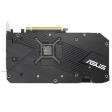 نمای پشت گرافیک ایسوس مدل asus radeon rx 6600