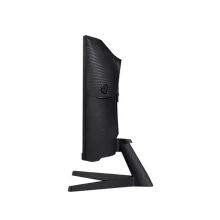 نمای جانبی مانیتور سامسونگ مدل samsung lc27g55tq-w