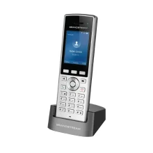 تلفن بی‌سیم VoIP گرنداستریم WP822 با باتری قدرتمند و پایه شارژ رومیزی