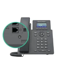 تلفن IP گرنداستریم GRP2601P با پشتیبانی از PoE و دو خط همزمان