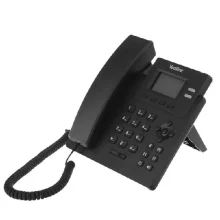 بسته‌بندی کامل محصول Yealink SIP-T31 شامل کابل و دفترچه