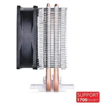 نمای نزدیک هیت‌سینک و فن خنک کننده دیپ کول ICE EDGE MINI FS V2.0