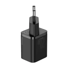 شارژر دیواری باسئوس 20 وات Super Si مدل TZCCSUP-B01 همراه کابل لایتنینگ اورجینال