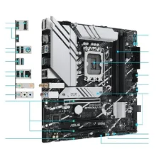 مادربرد ایسوس PRIME B760M-A WIFI D5 مخصوص سیستم‌های گیمینگ و اداری