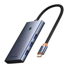 Baseus B00052803811-01 USB 3.0 Hub با 7 پورت پرسرعت و کابل اتصال پایدار