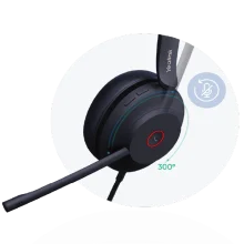 هدست Yealink UH37 Mono USB/3.5mm با میکروفون با قابلیت کاهش نویز محیطی و طراحی سبک