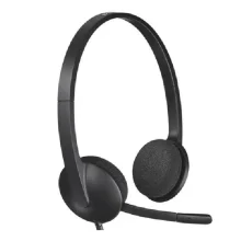 هدفون سیمی Logitech H340 با میکروفون داخلی و صدای شفاف