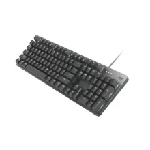 عکس کیبورد Logitech K845 با بدنه آلومینیومی برس‌خورده