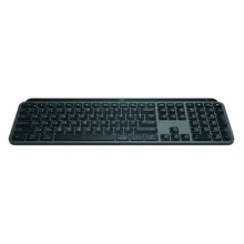 عکس زاویه‌دار کیبورد لاجیتک مدل MX Keys S مناسب دفتر کار و لپ‌تاپ