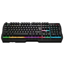 Bloody B135N Gaming Keyboard با طراحی ضد آب و نورپردازی RGB قرمز